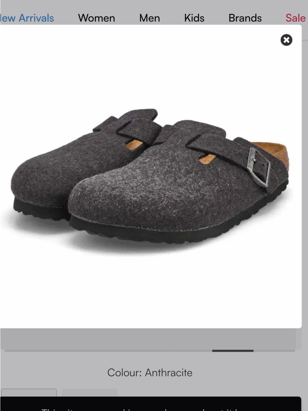Birkenstock Boston Wool casual clog size 40